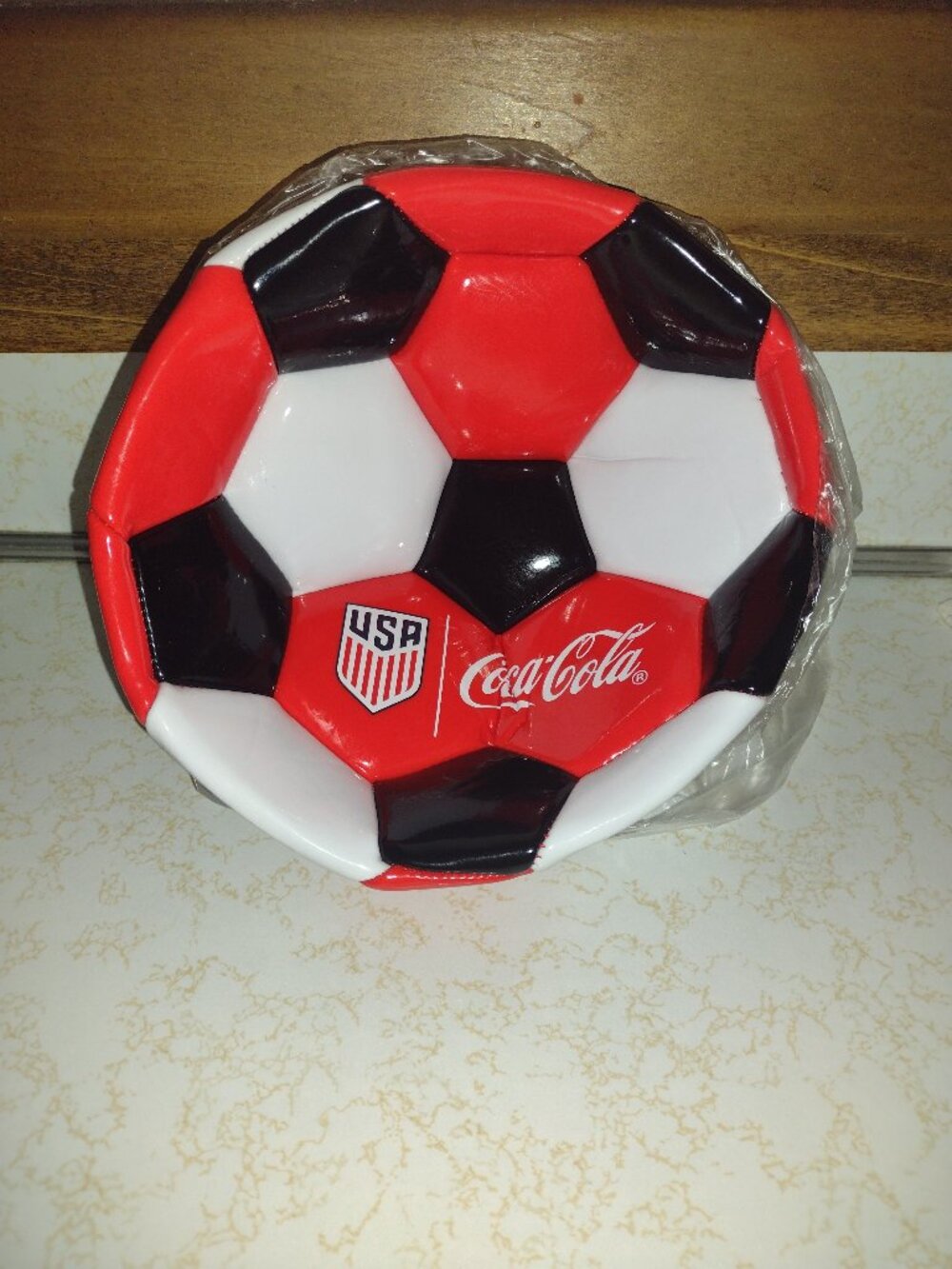 NIB Authentic Coca-Cola USA Branded Soccer Ball